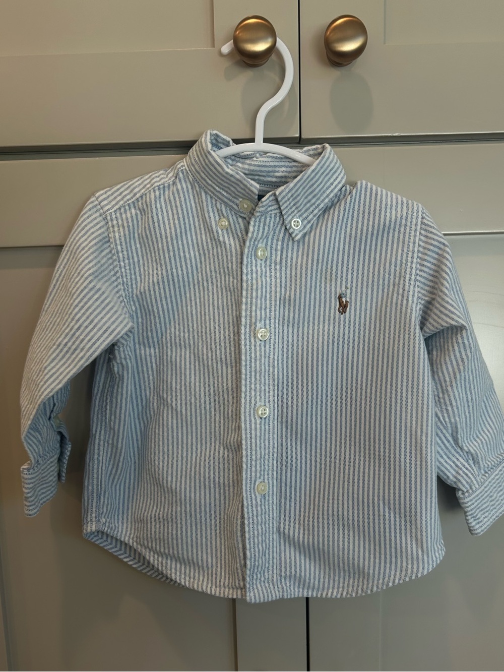 Ralph Lauren Striped Button-Down Shirt - 18 months